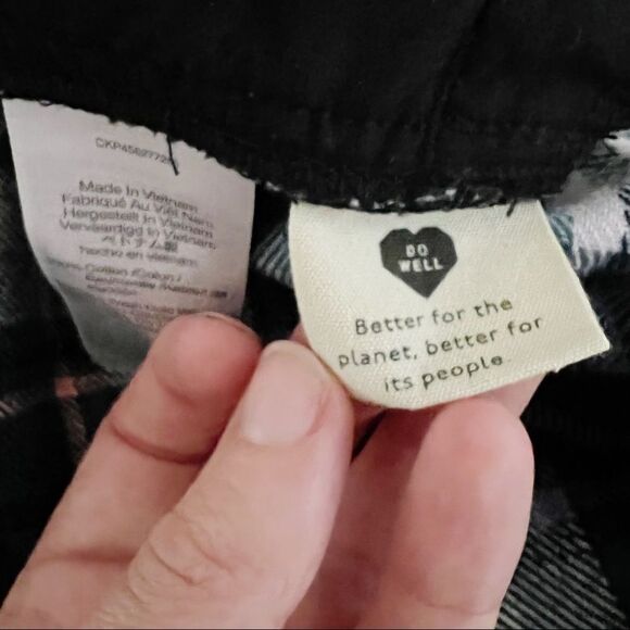 Madewell Flannel Sunday Shirt in Cronston Plaid Sz XS button down - Picture 11 of 11